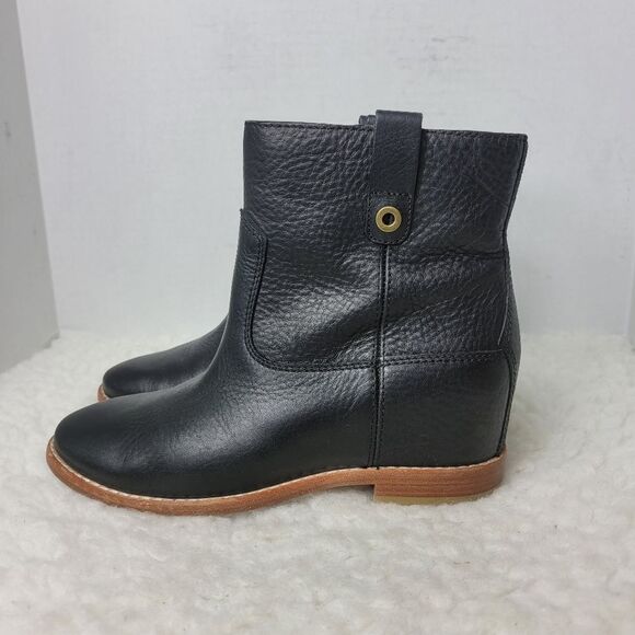 Cole Haan Zillie Women's Boots Size 6.5 B Black Leather Bootie N5664 Shoe - Picture 3 of 8